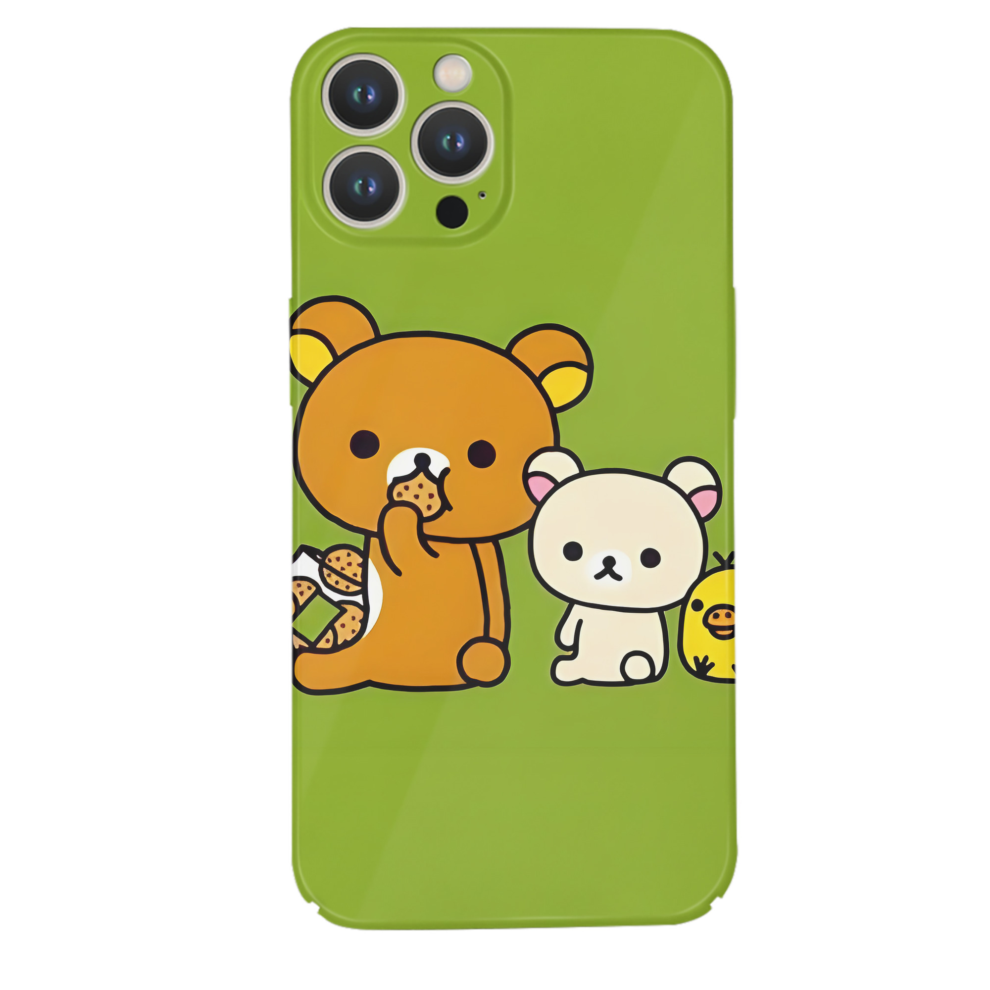 （画像用） リラックマ リラックマ キイロイトリ Rilakkuma Korilakkuma Kiiroitori 【iPhone 14シリーズ対応】ハードケース